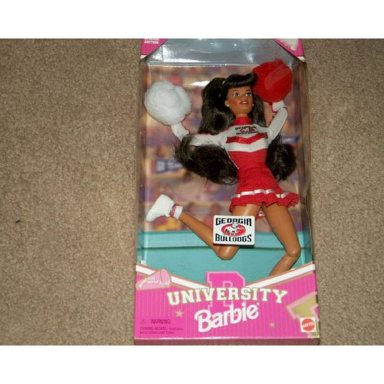 University of Georgia African-American Barbie Cheerleader Mattel #18345 1996