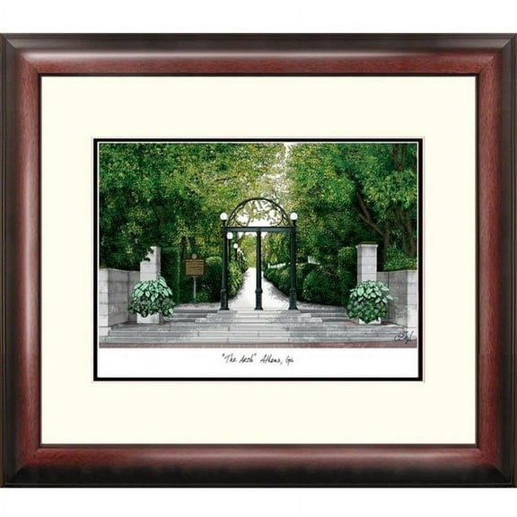 University of Georgia Alumnus Framed Lithograph