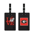 thumbnail image 1 of University of Georgia Black Bag Tag, Classic+LOVE 2PK, 1 of 1