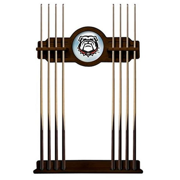 NCAA Pool Cue Rack by Holland Bar Stool, Navajo - University of Georgia, Bulldog