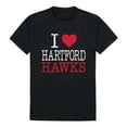 thumbnail image 1 of University of Hartford I Love T-Shirt, Black - Extra Large, 1 of 1