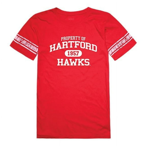 University of Hartford Women Property T-Shirt, Red - Extra Large