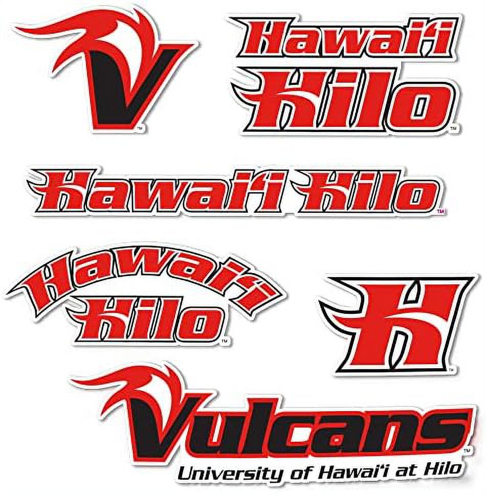 University of Hawaii Hilo Sticker Vulcans Stickers Vinyl Decals Laptop