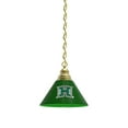 thumbnail image 1 of University of Hawaii Pendant Light with Brass Fixture, 1 of 5