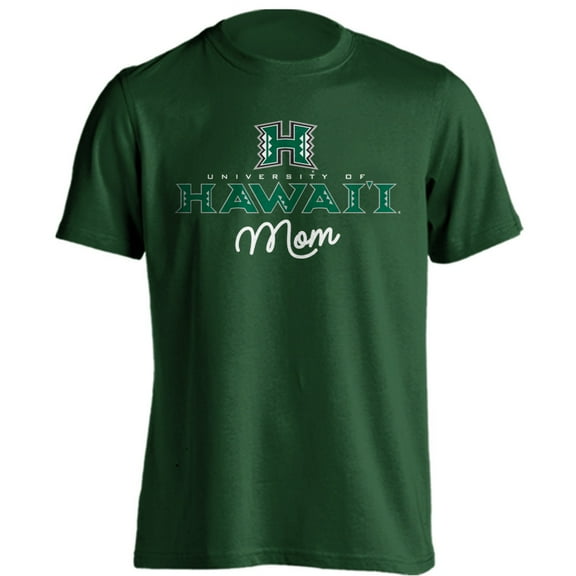 University of Hawaii Rainbow Warriors Mom Proud Parent Short Sleeve T-Shirt