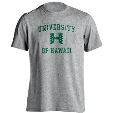 University of Hawaii Rainbow Warriors UH Distressed Retro Short Sleeve T-Shirt