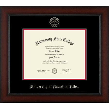 University of Hawaii at Hilo Diploma Frame, Document Size 10" x 8"
