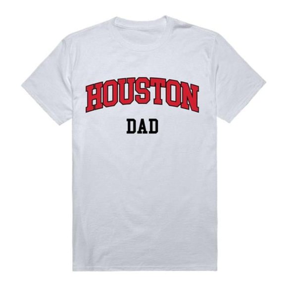 University of Houston College Dad T-Shirt, White - 2XL