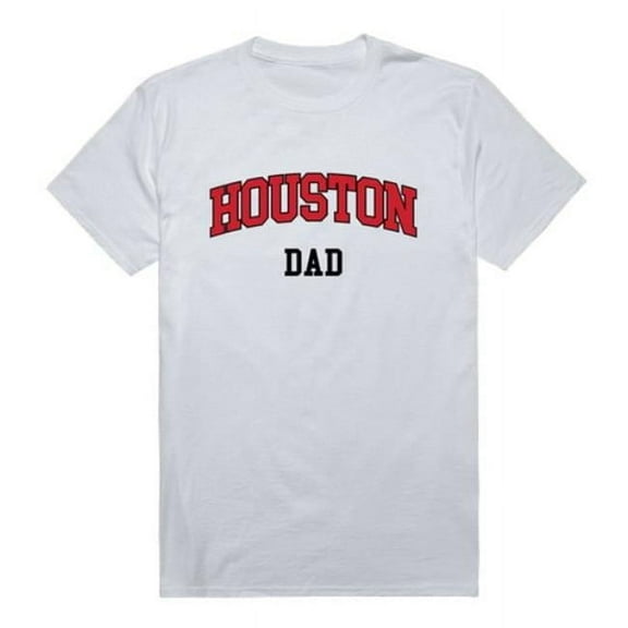 University of Houston College Dad T-Shirt, White - Small