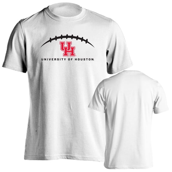 University of Houston Cougars Football Laces Out Logo T-Shirt