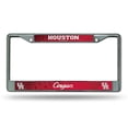 thumbnail image 1 of University of Houston Cougars Metal Chrome License Plate Frame Tag Cover, 12x6 Inch, 1 of 5
