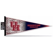 University of Houston Cougars Soft Felt Pennant, Primary Design, 12x30 Inch, Easy To Hang