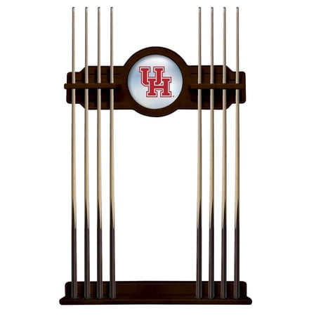 University of Houston Solid Wood Cue Rack with a English Tudor Finish