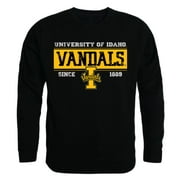University of Idaho Vandals Established Crewneck Pullover Sweatshirt Sweater Black X-Large