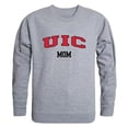 thumbnail image 1 of University of Illinois Chicago Mom Crewneck T-Shirt, Heather Grey - Large, 1 of 1