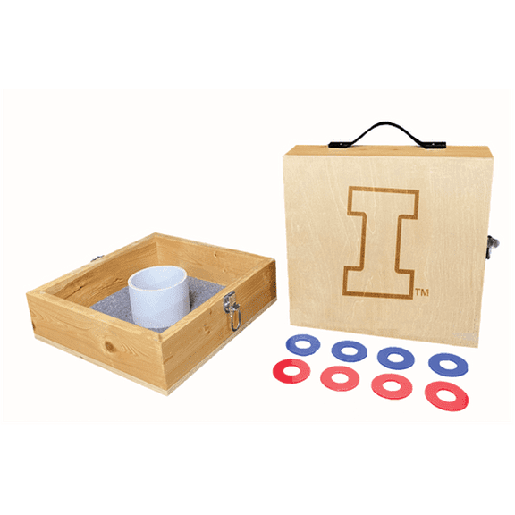 University of Illinois Engraved Square Washer Toss Set
