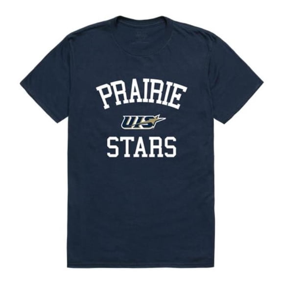University of Illinois Springfield Prairie Stars Arch T-Shirt, Navy - Small