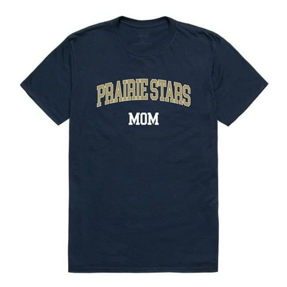 University of Illinois Springfield Prairie Stars College Mom T-Shirt, Navy - Medium