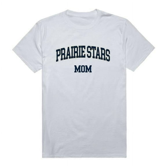 University of Illinois Springfield Prairie Stars College Mom T-Shirt, White - Small