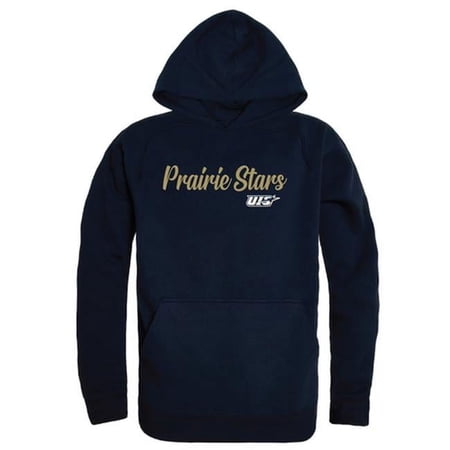 University of Illinois Springfield Prairie Stars Script Hoodie, Navy - 2XL