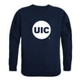 thumbnail image 1 of W Republic Products 508-180-NVY-03 College Crewneck, University of Illinois at Chicago, Navy - Large, 1 of 2
