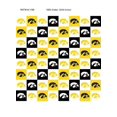 thumbnail image 1 of University of Iowa Cotton Fabric with Collegiate Check Pattern-Sold by the Yard, 1 of 2