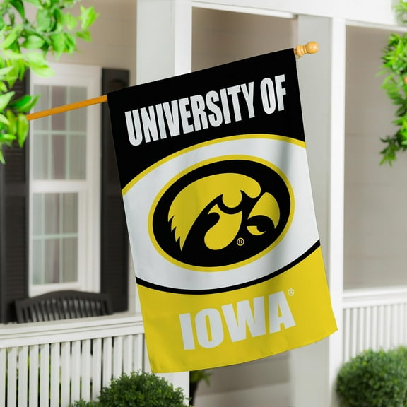 University of Iowa Suede Flag, House