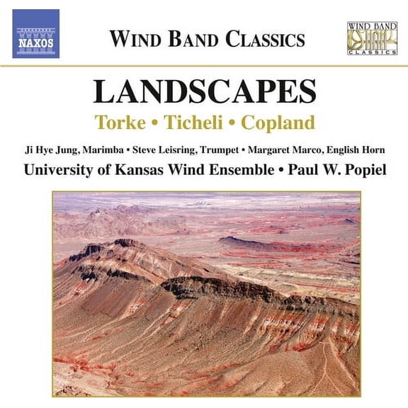 University of Kansas Wind Ensemble - Landscapes - Torke Ticheli Copland - Music & Performance - CD