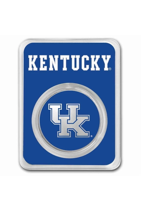 University of Kentucky 1 oz Silver Colorized Round (in TEP)