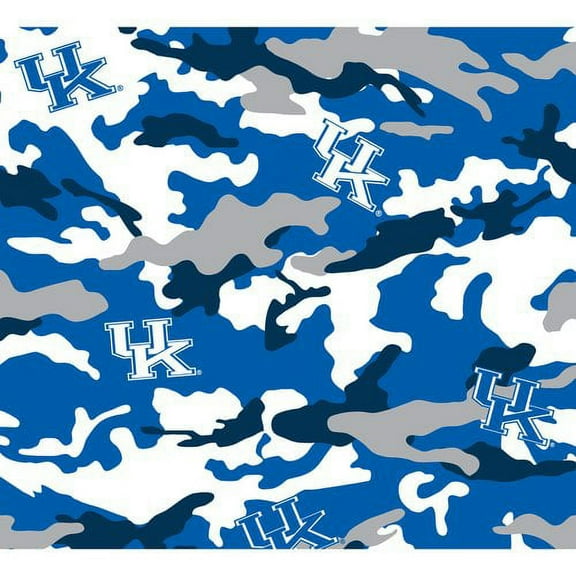 University of Kentucky Camouflage Fabric-100% Cotton -Sold by the Yard