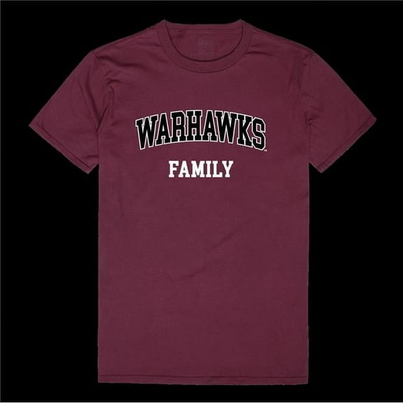 University of Louisiana Monroe Warhawks Family T-Shirt, Maroon - Medium