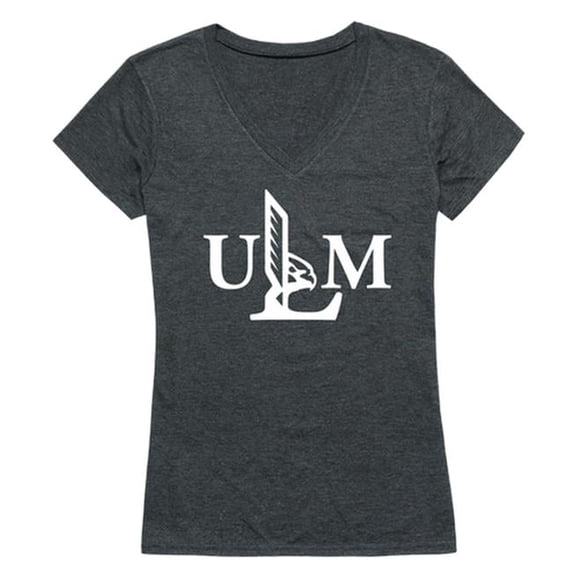 University of Louisiana Monroe Women Institutional T-Shirt, Heather Charcoal - Extra Large