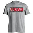 thumbnail image 1 of University of Louisiana at Lafayette Ragin' Cajuns Dad Proud Parent Short Sleeve T-Shirt, 1 of 4