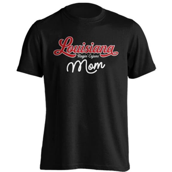 University of Louisiana at Lafayette Ragin' Cajuns Mom Proud Parent Short Sleeve T-Shirt