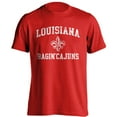 thumbnail image 1 of University of Louisiana at Lafayette Ragin' Cajuns ULL Distressed Retro Short Sleeve T-Shirt, 1 of 4