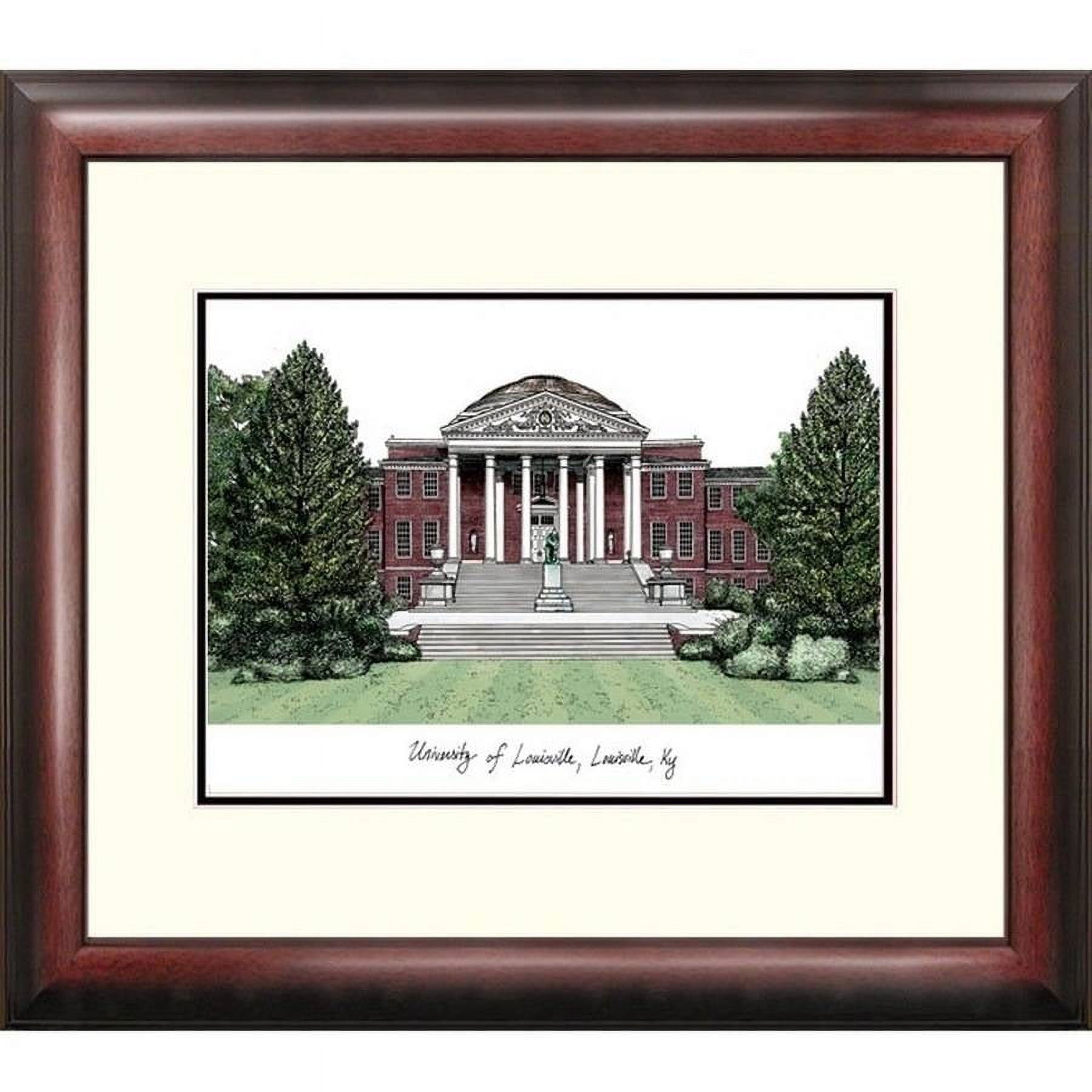 University of Louisville Alumnus Framed Lithograph