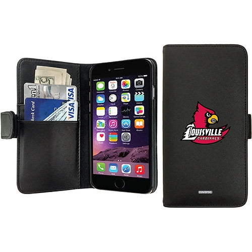 University of Louisville Cardinal Design on Apple iPhone 6 Plus Wallet Case  by Coveroo 