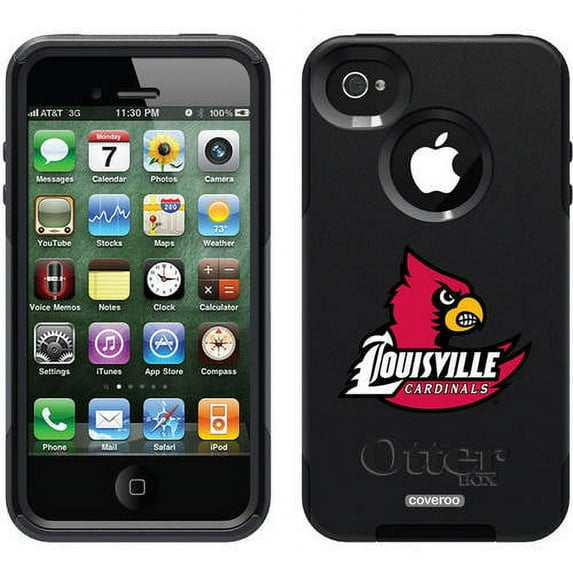 University of Louisville Cardinal Design on OtterBox Commuter Series Case for Apple iPhone 4/4s