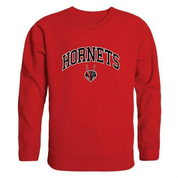 University of Lynchburg Campus Crewneck T-Shirt, Red - Extra Large