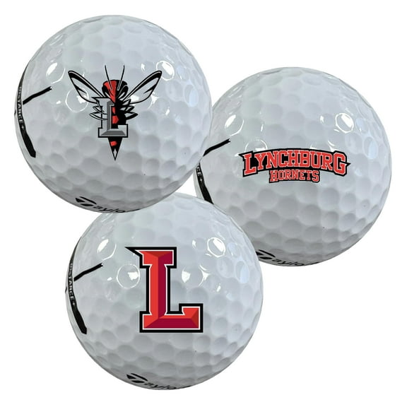 University of Lynchburg Hornets Logo Edition Taylormade Distance+ Golf Balls 12-Pack (Dozen)