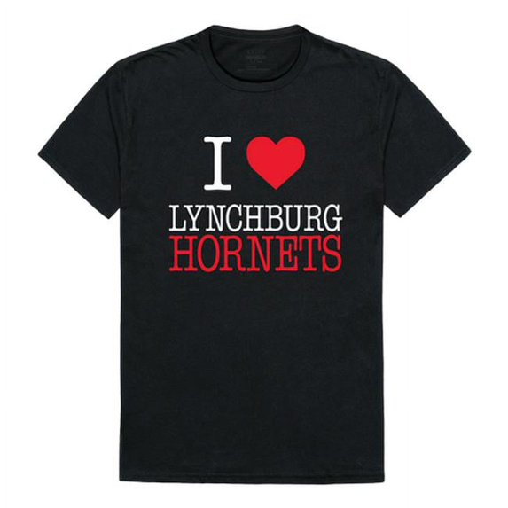 University of Lynchburg I Love T-Shirt, Black - 2XL