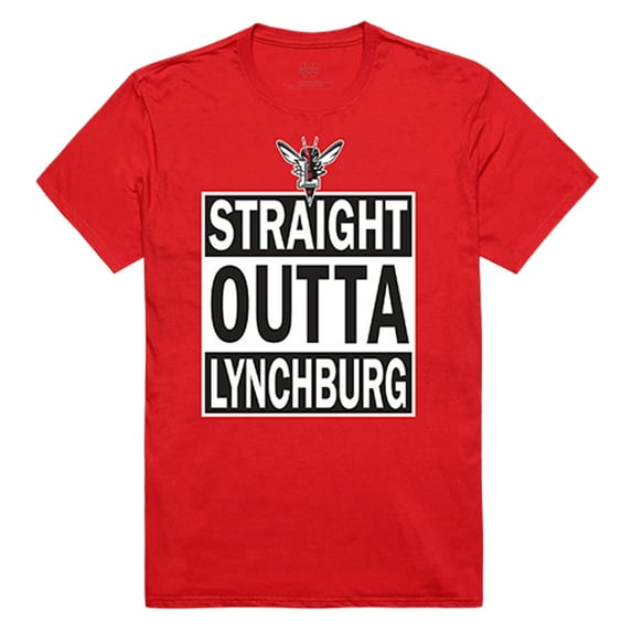 University of Lynchburg Straight Outta Tee T-Shirt - Red, Medium