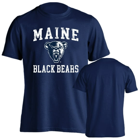University of Maine Black Bears Distressed Retro Short Sleeve T-Shirt