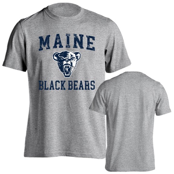University of Maine Black Bears Distressed Retro Short Sleeve T-Shirt