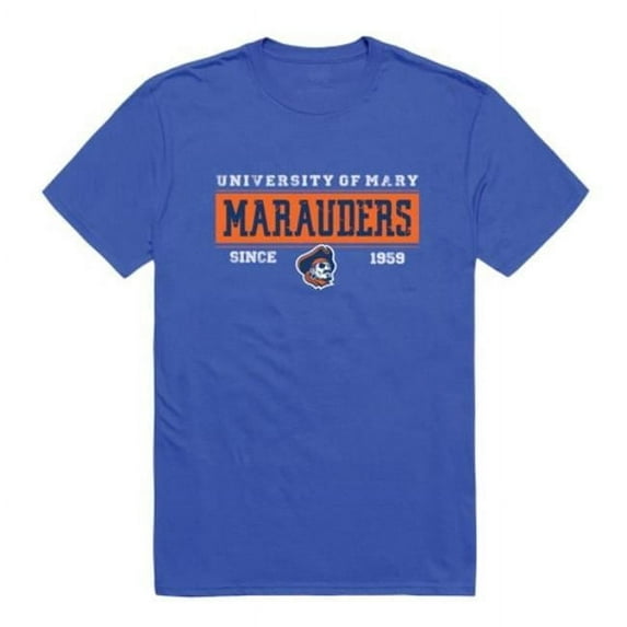 University of Mary Marauders College Established T-Shirt, Royal - 2XL