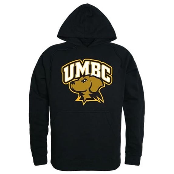 University of Maryland, Baltimore Freshman Pullover Hoodie, Black & White - Extra Large
