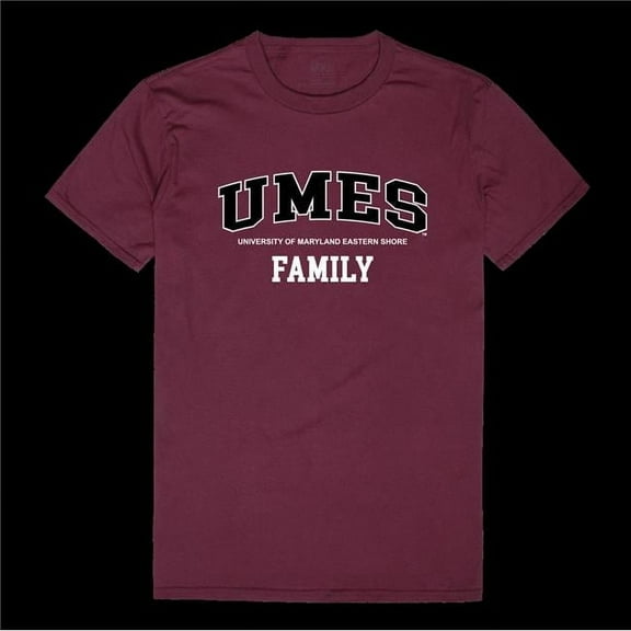 University of Maryland Eastern Shore Hawks Family T-Shirt, Maroon - Medium