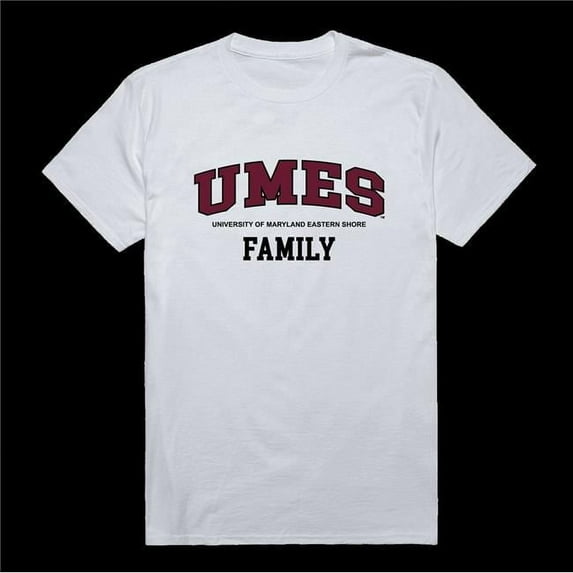 University of Maryland Eastern Shore Hawks Family T-Shirt, White - Large