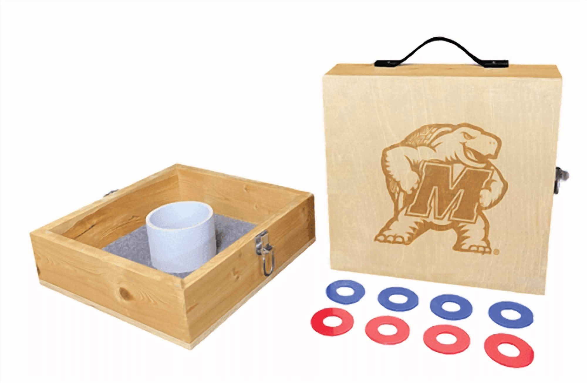 University of Maryland Engraved Square Washer Toss Set