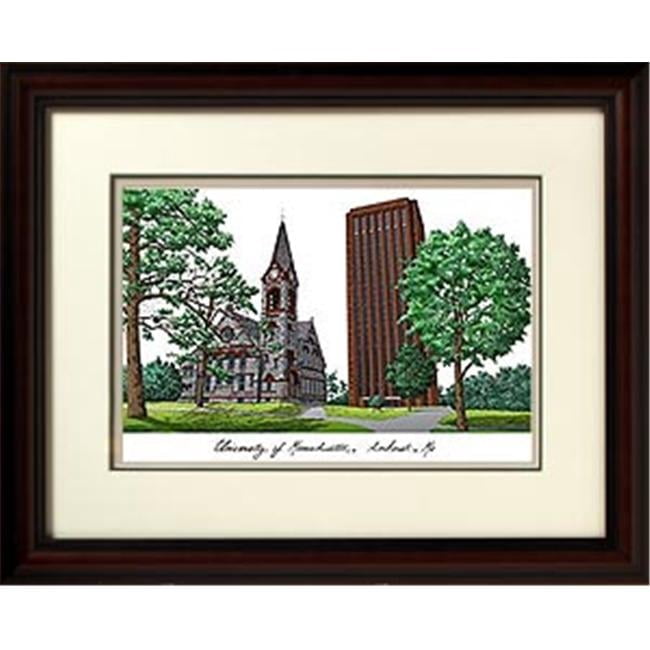 University of Massachusetts Alumnus Framed Lithograph
